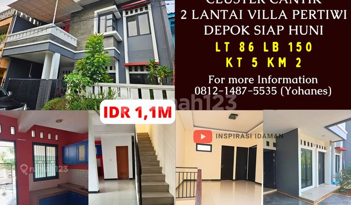 Cluster Cantik 2 Lantai Villa Pertiwi Depok Siap Huni Cluster Cantik 2 Lantai Villa Pertiwi Depok Siap Huni