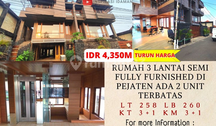 Rumah 3 Lantai Semi Furnished Pejaten Barat 2 Unit Terbatas Rumah 3 Lantai Semi Furnished Pejaten Barat 2 Unit Terbatas