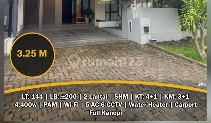 Hunian 2 Lantai Graha Padma Siap Pakai Include Good Funiture 1