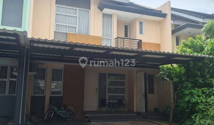 For Sale Rumah Cluster Castilla BSD depan Pasar Modern , dekat exit tol 1