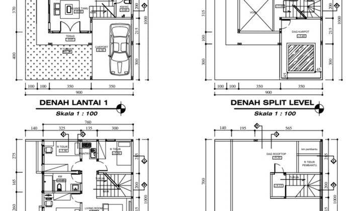 Rumah Bangunan Mandiri Hoek 3 Lantai Semi Furnished Di Vanya Park Bsd 2