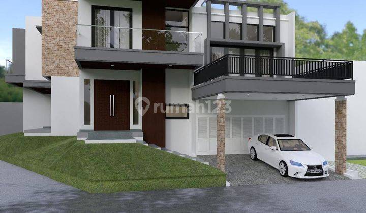 Cluster Sheffield At Greenwich Park Bsd Rumah Hoek Split Level Bagus Mewah 1