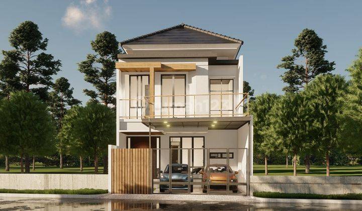 Dijual Rumah Baru 2 Lantai Modern Minimalis Di Villa Melati Mas Bsd 1