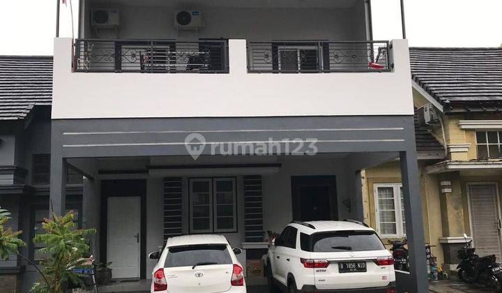 Jual Cepat BU Rumah SHM 2 lantai di Delatinos BSD dekat Stasiun KRL 1