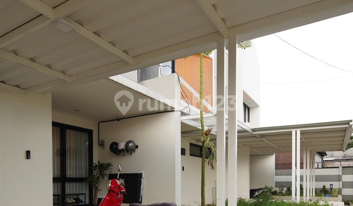 For Sale Semi-Furnished Ready-to-Occupy House with Full Design by Interior Designer in Sawangan Near The Park Mall 2