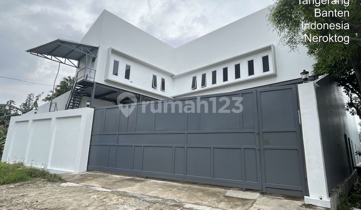 FOR SALE READY-TO-USE WAREHOUSE in plot DPR Nerogtog Pinang Tangerang.