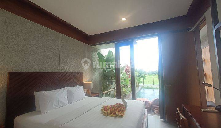 Tropical Villa With Stunning Rice Paddys Field View In Ubud 2