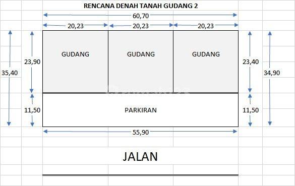 Gudang Akses Tronton di Denpasar Barat, Ready Juni 2