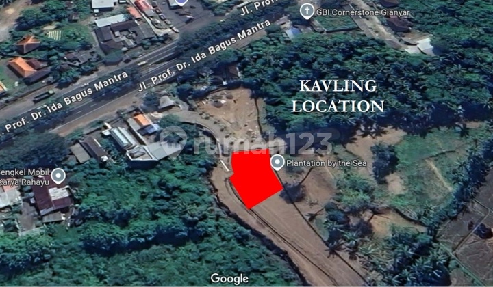 Tanah 7 Are dan 14 Are, Jalan Kaki ke Pantai Pering Gianyar