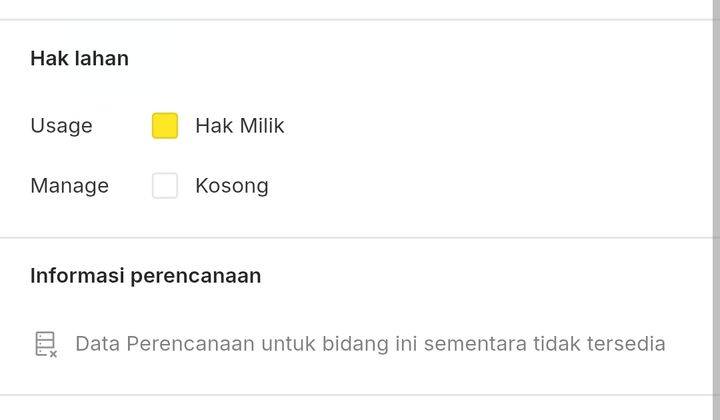Tanah 28.8 Are di Renon, dekat Institut Desain Balie