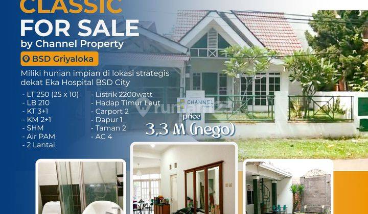 Dijual cepat Rumah siap huni Griya loka Bsd city, es 1