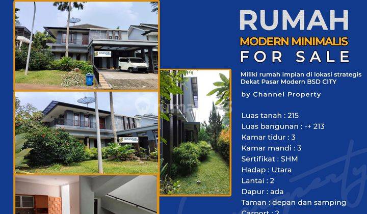 cepat Rumah cluster siap huni Castilla Bsd city, fs 1