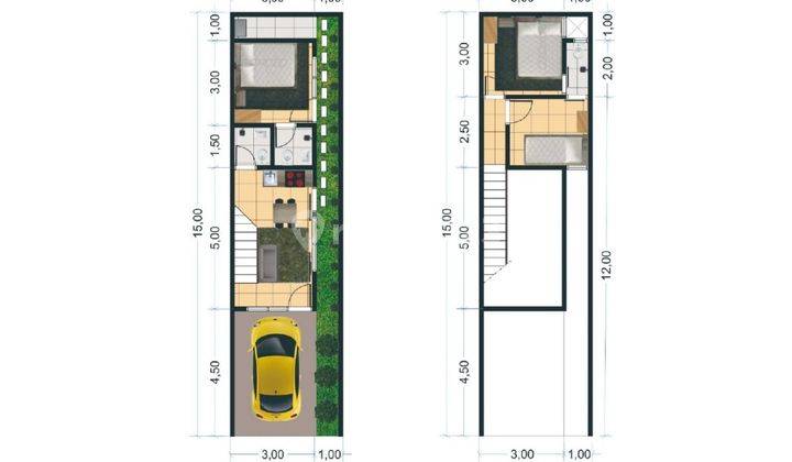 RUMAH TYPE MAGNOLIA 2 LANTAI, DI TIRTA AGUNG GUNUNGANYAR 2