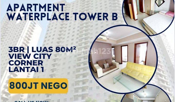 Dijual Cepat dan Murah Apartment Waterplace Pakuwon Mall Surabaya  1