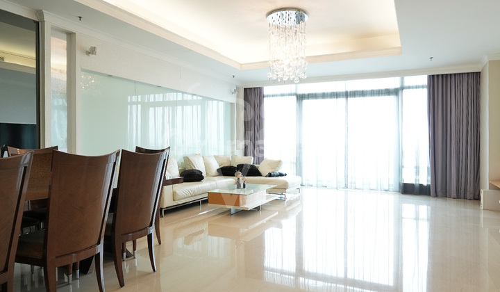 Apartemen Kempinski, Lantai 50 an, 261 sqm, 3 Br, Furnished 2