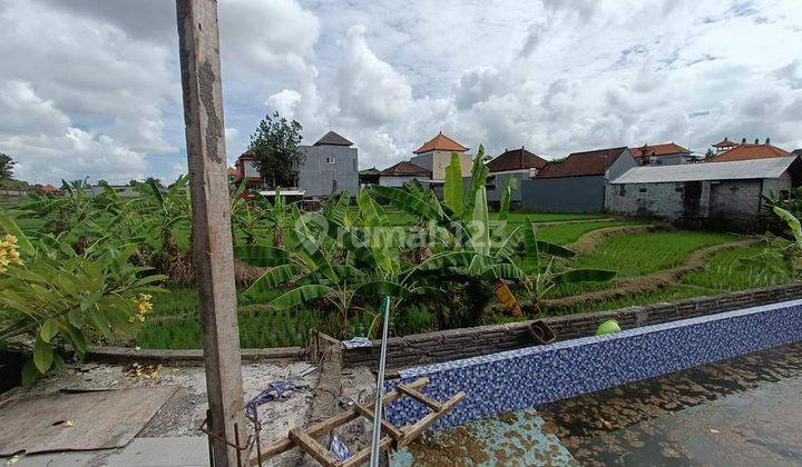 Land For Rent With Ricefield View And Unfinished Building In Buduk Until 2038.  2