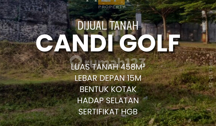 Dijual Tanah Candi Golf Semarang 1