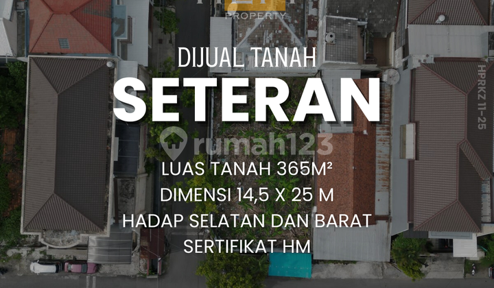 Dijual Tanah Seteran dekat Tentrem Mall  Semarang Tengah, Semarang 1