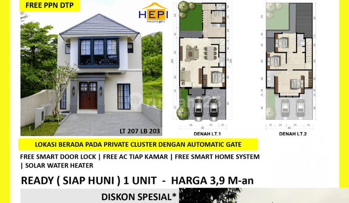 Rumah 2 Lantai di Citrasun Bukitsari, Semarang 1