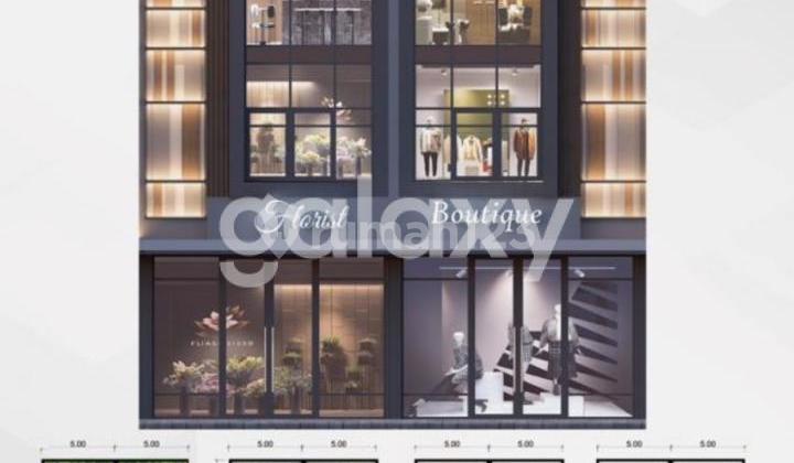 Ruko beverly pakuwon city sebrang Hokky supermarket baru gress