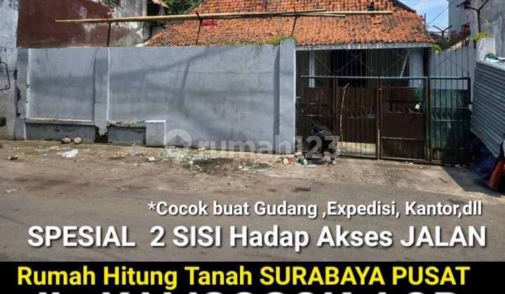 Affordable 405 sqm Business House Warehouse on Kalisosok Lor Street - Krembangan, Central Surabaya, Close to Jembatan Merah, Rajawali, Bubutan, Kalimas, Tanjung Perak Port. Suitable for All Kinds of Expedition Businesses, Offices, Workshops, Business Houses.