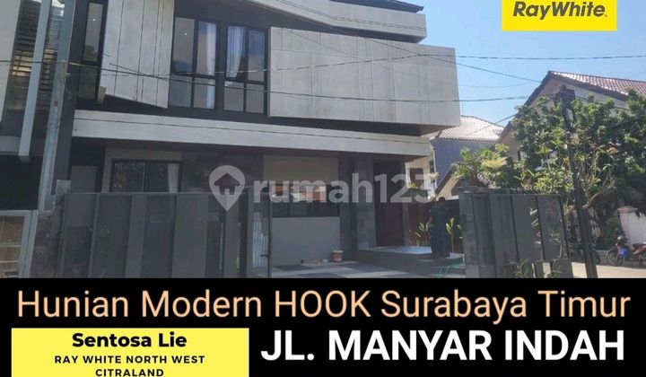Rumah Baru Hook Manyar Indah Surabaya Timur Dekat Manyar Rejo, Manyar Tirtoyoso, Manyar Tirtoasri, Hokky Merr, Galaxy Mall