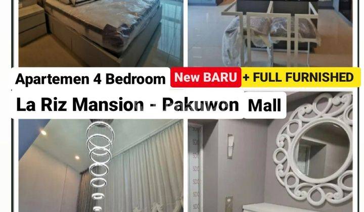 Disewakan Apartemen La Riz Mansion New Baru Full Furnished by  Francis 4 Bedroom 1