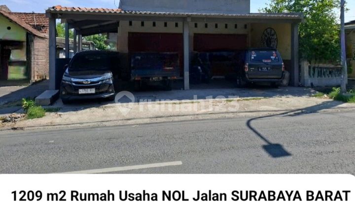 Murah Rp.5 Juta-an/m2 Dijual Rumah Nol Jalan Raya Sumur Welut - Bangkingan - Lakarsantri - Surabaya Barat Cocok Buat Segala Usaha Dekat Royal Residence Wiyung, Raya Bangkingan, Grand Harvest 