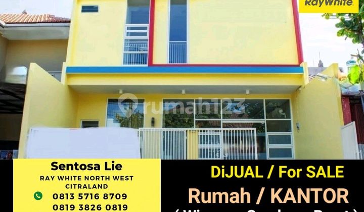 Dijual Rumah Raya Babatan Pratama - Nol Jalan Raya Kembar Cocok Buat Segala Usaha Komersial Area