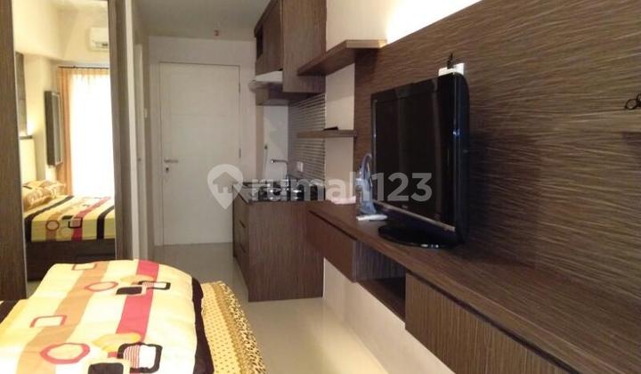 Dijual Apartemen Orchard Mansion Tipe Studio Full Furnished Plus Elektronik - Lantai 1 ( Akses Swimming Pool ) - View Kota - Akses Pakuwon Mall 2