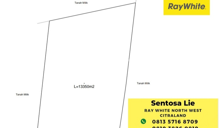 Murah Dijual 1.4 Ha Tanah Jembrana Bali - Desa Perancak - Negara Jembrana Bali Strategis Dekat Area Wisata - Surat SHM - Ada Akses Jalan