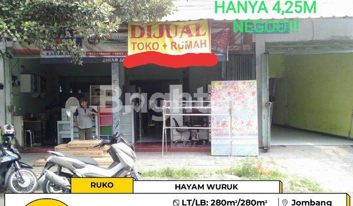 RUKO 2 LANTAI  FULL FURNITURE DI TENGAH KOTA JOMBANG 1