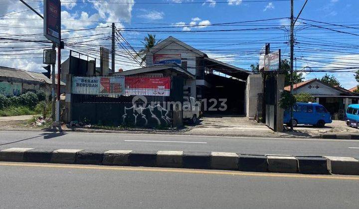 Jual Rumah Usaha Jalan Pabauaran Lokasi Pinggir Jalan Raya Bogor 1