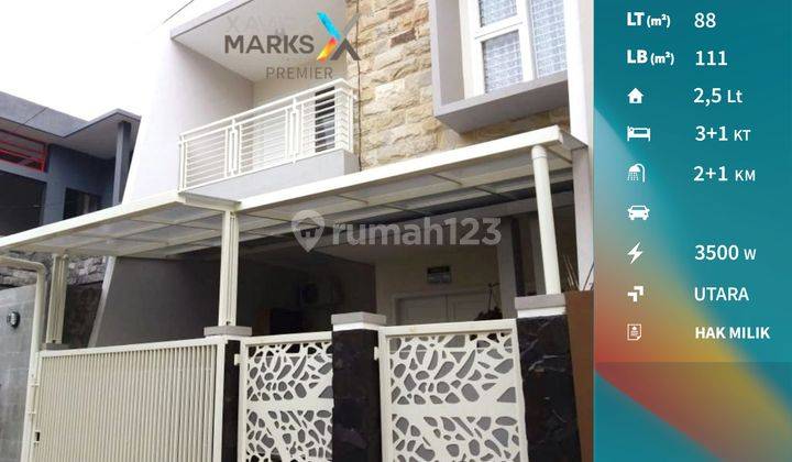 Rumah Cantik Minimalis 2,5 Lt View Gunung Keren Tengah Kota di Sulfat Malang 1