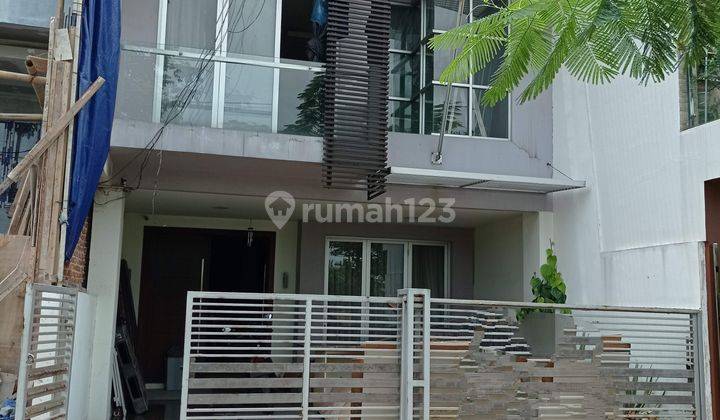 rumah 2 lantai minimalis bebas banjir di janur asri kelapa gading 1