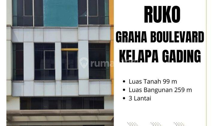 Ruko 3 Lantai Murah Dibawah Harga Njop di Bulevar Kelapa Gading 1