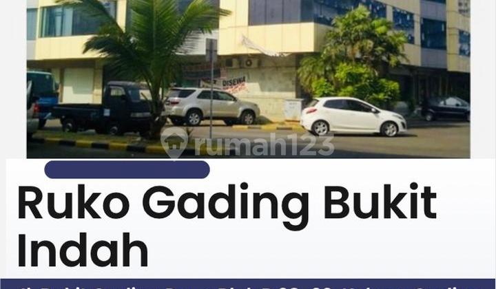 Jual Murah ,,, Ruko Gandeng Hoek 5 Lantai di Kelapa Gading