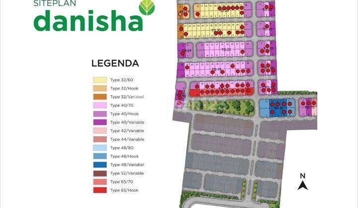 Jual Cluster Danisha Tera Damai Type 32/60, Harapan Indah, Bekasi 2