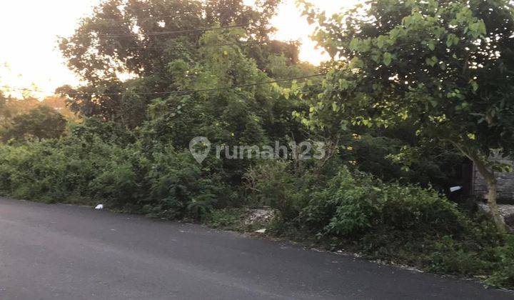 Dijual tanah di pinggir jalan Goa gong jimbaran 3