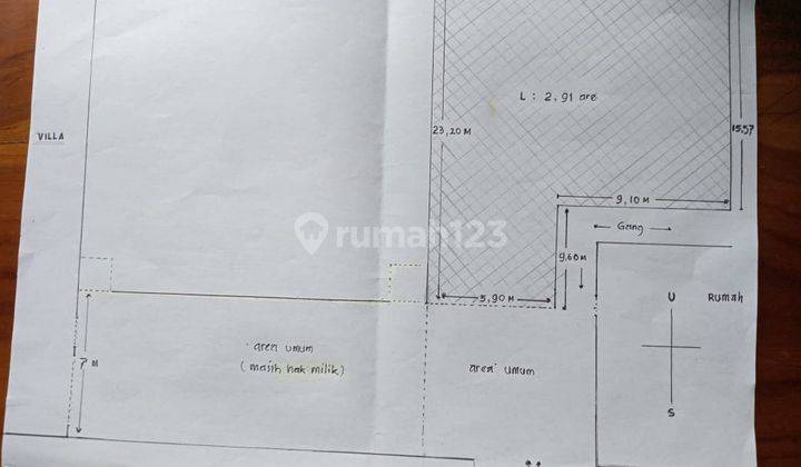 Dijual tanah lokasi strategis di sanur Ukuran Kecil 3