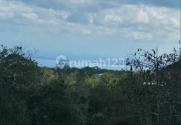 Tanah dengan Pemandangan Laut Dijual di Uluwatu