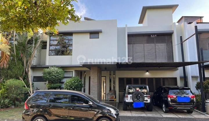 Rumah hadap taman pool disewakan di Greencove Bsd 1