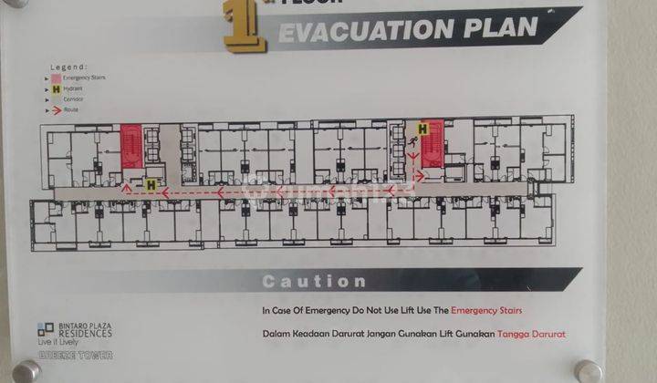 Apartement Bintaro Plaza Residence Murah Strategis Dj2348 10