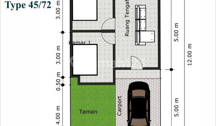 Rumah siap huni bebas banjir shm bandung 7
