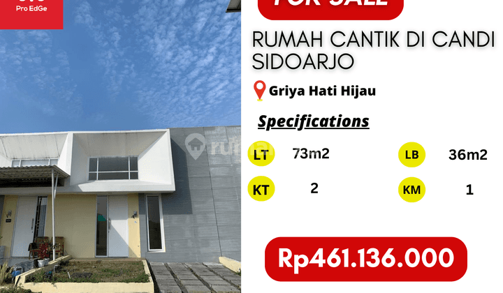 Rumah Baru Minimalis Angsuran 0 Rupiah di Griya Hati Hijau  1