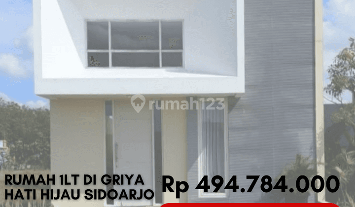 Rumah Baru Tipe 36 Angsuran 1 Juta di Griya Hati Hijau Sidoarjo 1