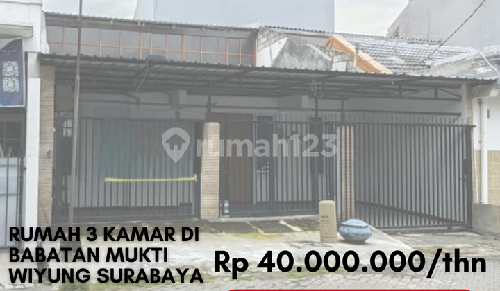 Disewakan Siap Huni Rumah Bagus 3 Kamar di Babatan Mukti Wiyung Surabaya Disewakan Siap Huni Rumah Bagus 3 Kamar di Babatan Mukti Wiyung Surabaya