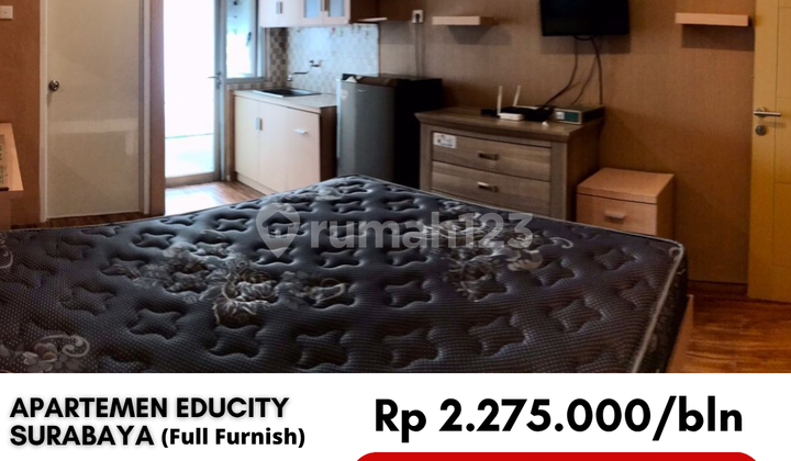 Rent Ready-to-Occupy Studio Apartment Fully Furnished in Educity Pakuwon City Surabaya Rent Ready-to-Occupy Studio Apartment Fully Furnished in Educity Pakuwon City Surabaya