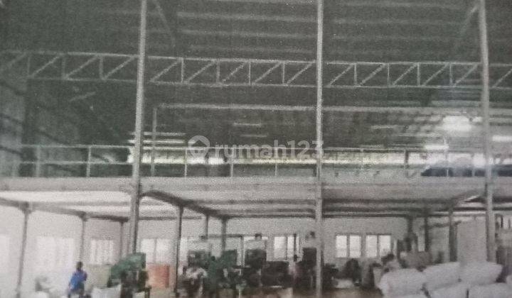 Pabrik include gudang dan kantor siap pakai,  murah di Legok