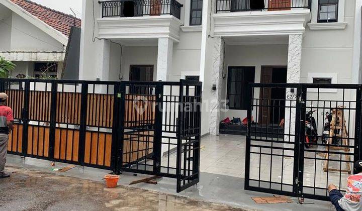 Dijual cepat rumah baru bangunan mandiri di Villa Melati Mas 1